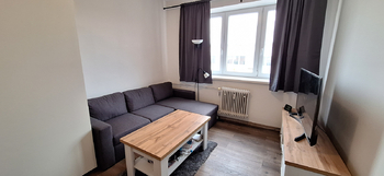 Obývací pokoj  - Pronájem bytu 1+1 v osobním vlastnictví 38 m², Vyškov