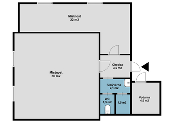 Prodej obchodních prostor 78 m², Líbeznice