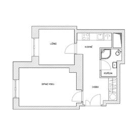 Prodej bytu 2+1 v osobním vlastnictví 47 m², Praha 3 - Vinohrady