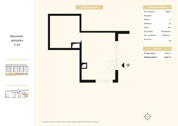 Prodej obchodních prostor 34 m², Praha 4 - Nusle