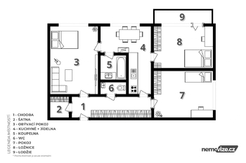 Prodej bytu 3+1 v osobním vlastnictví 75 m², Praha 4 - Braník