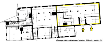 Pronájem skladovacích prostor 548 m², Úvaly