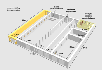 Prodej skladovacích prostor 2550 m², Přelouč