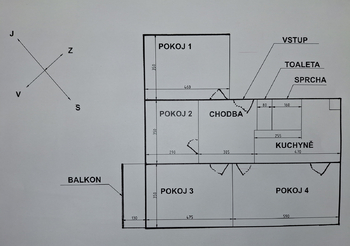 Prodej bytu 4+1 v osobním vlastnictví 91 m², Adamov