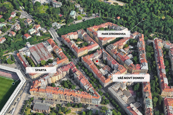 Pronájem bytu 2+kk v osobním vlastnictví 62 m², Praha 7 - Bubeneč