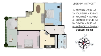 Prodej bytu 3+1 v osobním vlastnictví 116 m², Mariánské Lázně