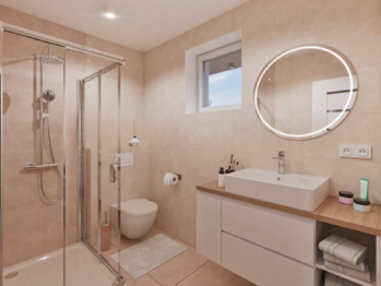 Koupelna s WC - přízemí - Prodej domu 134 m², Opatovice nad Labem