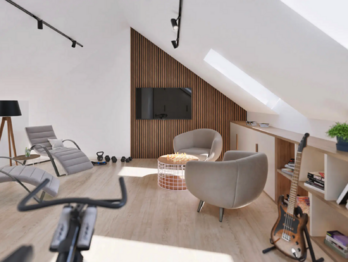 Podkrovní pokoj - Prodej domu 134 m², Opatovice nad Labem