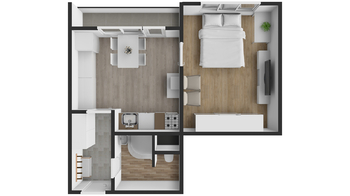 Prodej bytu 1+1 v osobním vlastnictví 39 m², Louny