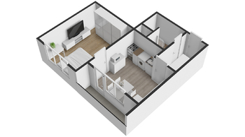 Prodej bytu 1+1 v osobním vlastnictví 39 m², Louny