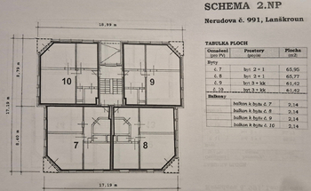 Prodej bytu 3+kk v osobním vlastnictví 68 m², Lanškroun