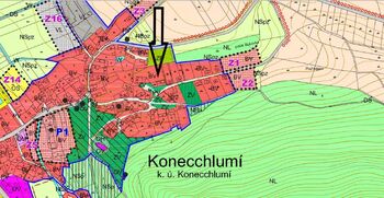 Prodej pozemku 2069 m², Konecchlumí