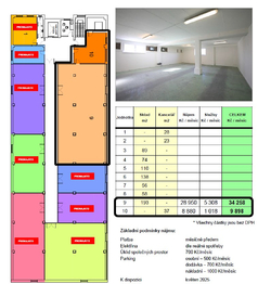 Pronájem kancelářských prostor 193 m², Praha 9 - Horní Počernice