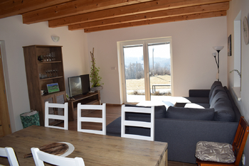 Posezení -  klidová část - Prodej domu 128 m², Branná
