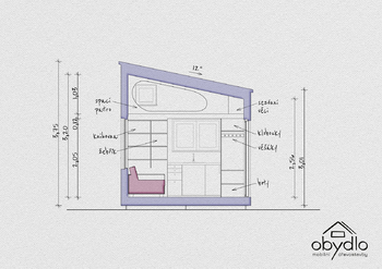 Pronájem mobilheimu / houseboatu 17 m², Písek