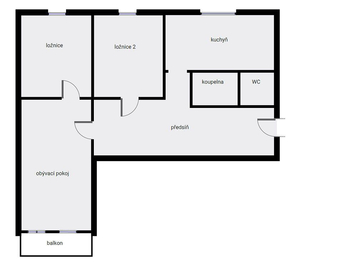 Pronájem bytu 3+1 v osobním vlastnictví 71 m², Jindřichův Hradec