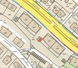 Prodej pozemku 19 m², Praha 4 - Braník