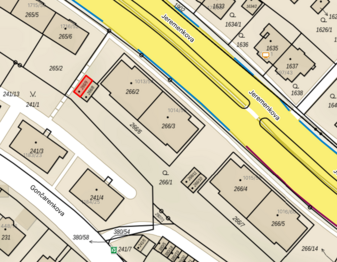 Prodej pozemku 25 m², Praha 4 - Braník