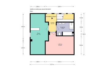 Prodej bytu 3+kk v osobním vlastnictví 103 m², Veleň