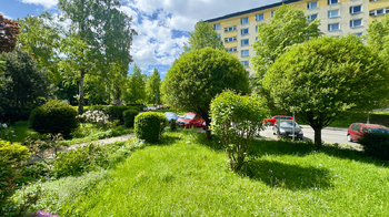 Výhled z lodžie - Prodej bytu 1+1 v družstevním vlastnictví 42 m², Liberec