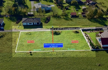 Prodej pozemku 1050 m², Komorní Lhotka