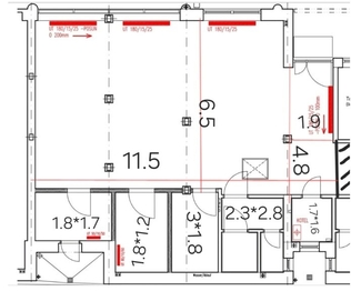 Pronájem kancelářských prostor 100 m², Kladno