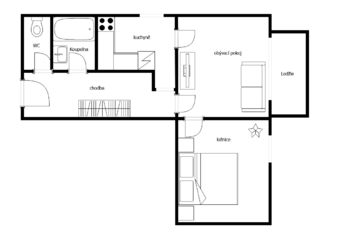 Prodej bytu 2+1 v osobním vlastnictví 52 m², Havlíčkův Brod
