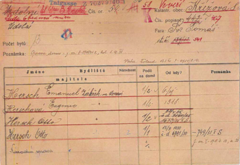 zápis z evidence vlastnictví 1918 - Prodej bytu 4+kk v osobním vlastnictví 112 m², Brno