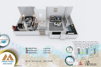 103,203,303,403 - Prodej bytu 1+1 v osobním vlastnictví 55 m², Hurgáda