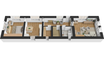 Půdorys domu Žíželeves - Prodej domu 125 m², Hořiněves