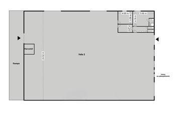 Pronájem skladovacích prostor 940 m², Ostrava