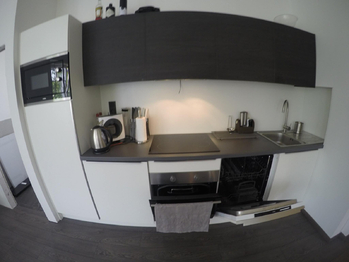 Kuchyně - Pronájem bytu 2+kk v osobním vlastnictví 43 m², Brno