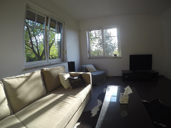 Obývací pokoj - Pronájem bytu 2+kk v osobním vlastnictví 43 m², Brno