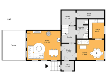 Prodej domu 130 m², Benecko