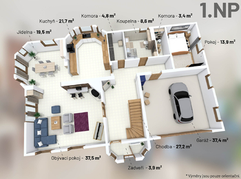 Prodej domu 307 m², Senohraby