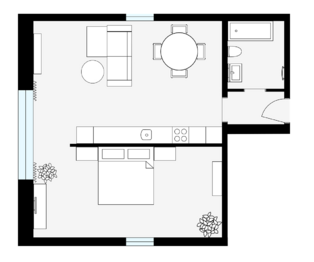 Prodej bytu 1+kk v osobním vlastnictví 54 m², Čáslav