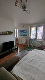 Další pohled na obývací pokoj - Prodej bytu 2+kk v osobním vlastnictví 58 m², Jeseník