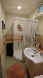 Koupelna, sprchový kout - Prodej bytu 2+kk v osobním vlastnictví 58 m², Jeseník