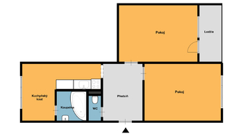 Prodej bytu 2+1 v osobním vlastnictví 59 m², Žatec