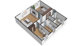 Prodej bytu 3+1 v osobním vlastnictví 67 m², Žatec