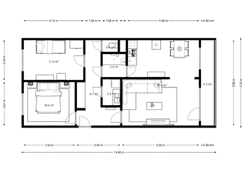 Prodej bytu 3+1 v osobním vlastnictví 75 m², Praha 9 - Střížkov