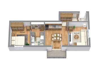 Rodinný dům Křenov - Prodej domu 69 m², Křenov