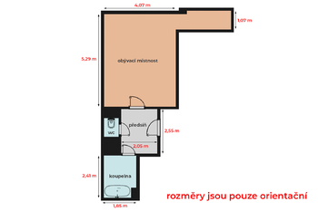 Prodej bytu 1+kk v osobním vlastnictví 33 m², Praha 3 - Žižkov