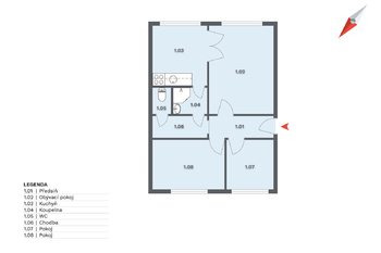 Prodej bytu 3+1 v osobním vlastnictví 52 m², Praha 9 - Střížkov