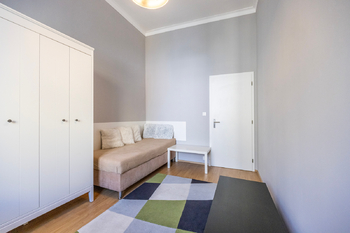 Druhá ložnice / Pracovna - Pronájem bytu 3+kk v osobním vlastnictví 80 m², Praha 8 - Libeň