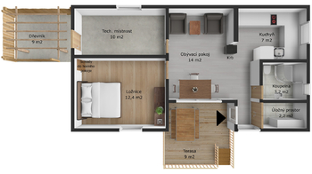 Prodej chaty / chalupy 54 m², Klenovice