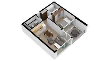 Pronájem bytu 2+kk v osobním vlastnictví 48 m², Plzeň