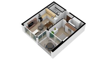 Pronájem bytu 2+kk v osobním vlastnictví 48 m², Plzeň