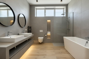 vizualizace - návrh nové koupelny - Prodej bytu 3+1 v osobním vlastnictví 140 m², Benátky nad Jizerou