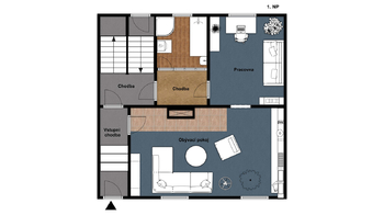 1. NP - Prodej domu 150 m², Chomutov